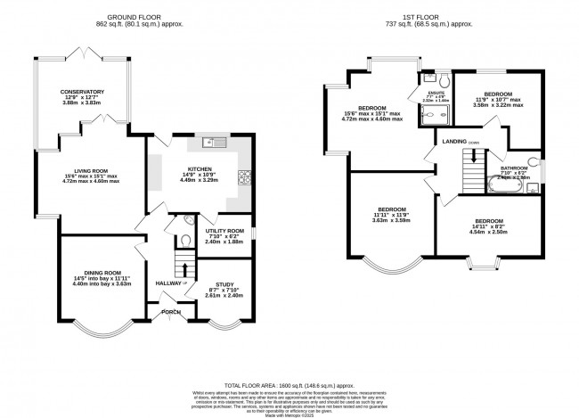 Floorplan for Colwyn Road, Bramhall, sk7