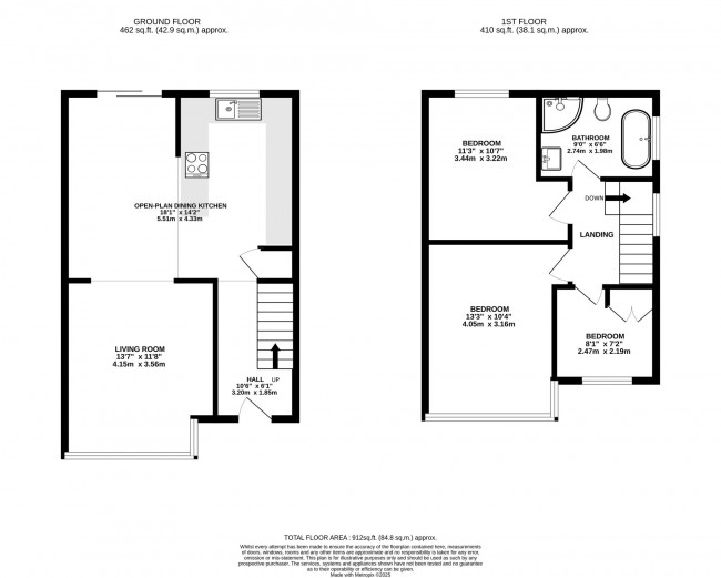 Floorplan for Tenby Drive, Cheadle Hulme, sk8