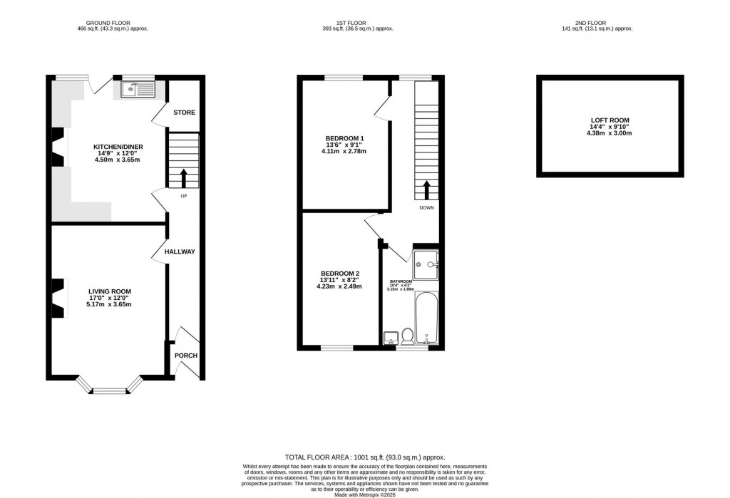 Floorplans For Rochdale Road, Royton, OL2