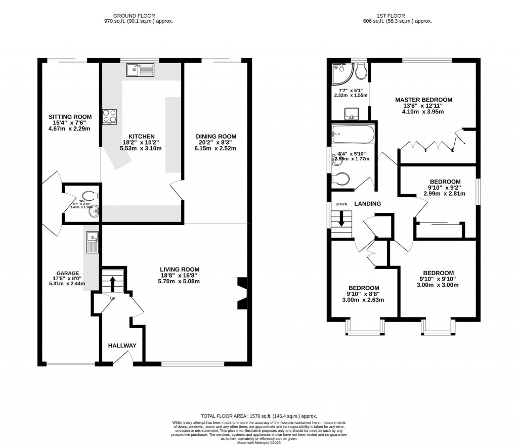 Floorplans For Eskdale Avenue, Bramhall, SK7