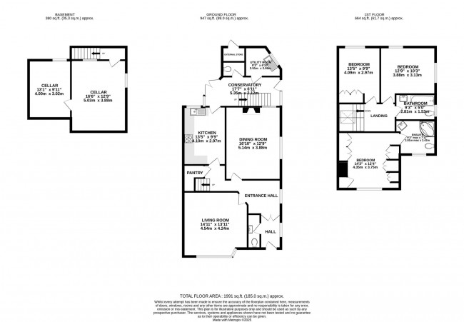 Floorplan for Kitts Moss Lane, Bramhall, sk7