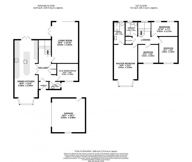 Floorplan for Grange Road, Bramhall, sk7