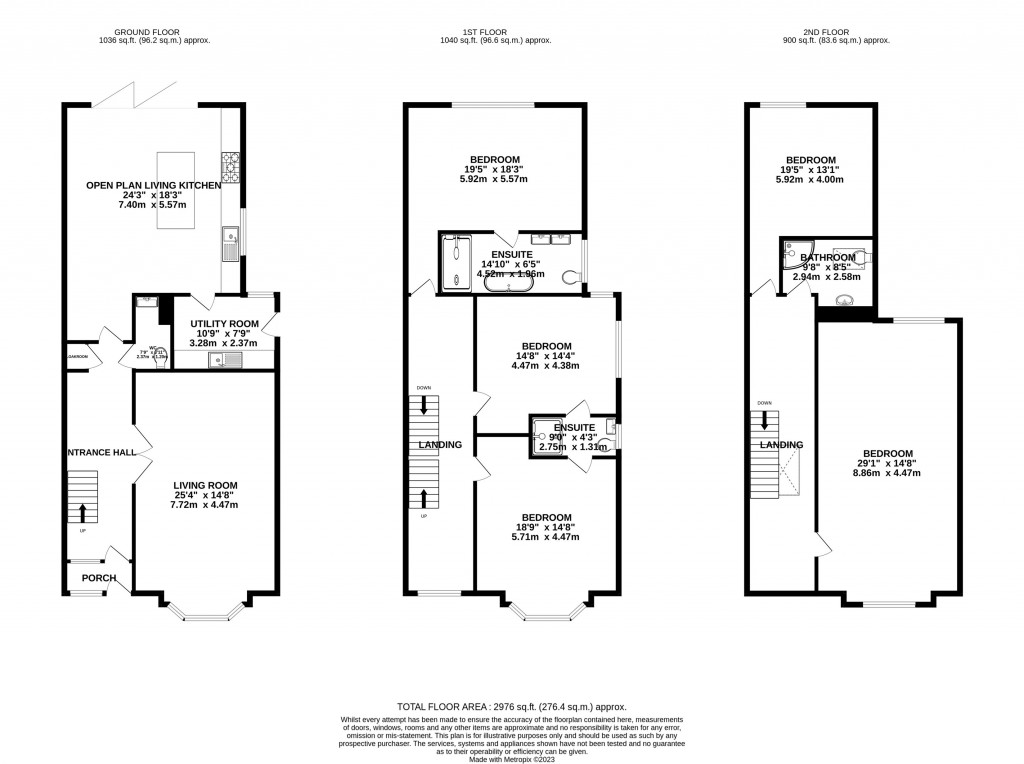 Floorplans For Ack Lane East, Bramhall, SK7