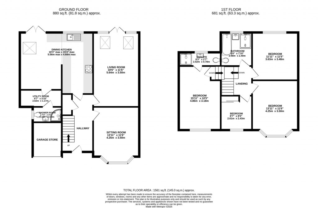Floorplans For Vicarage Avenue, Cheadle Hulme, SK8