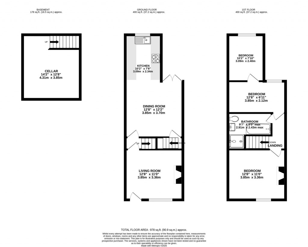 Floorplans For Countess Street, Stockport, SK2