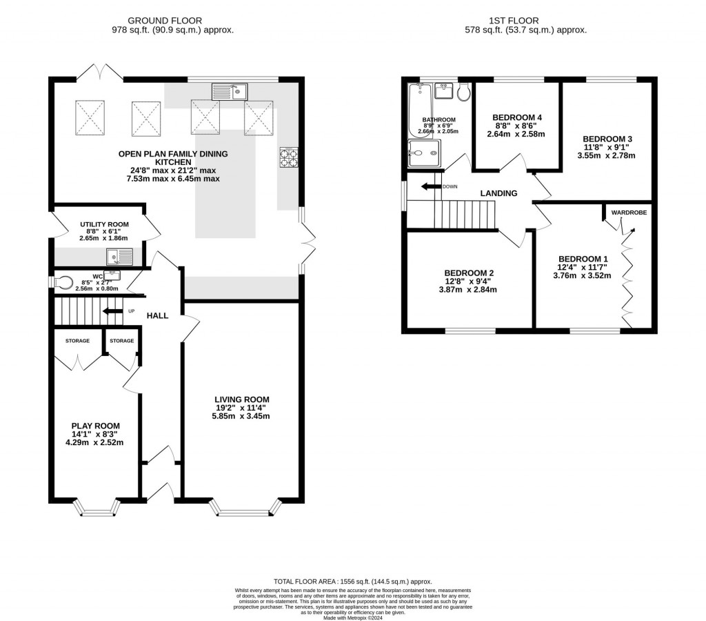 Floorplans For Wentworth Drive, Bramhall, SK7