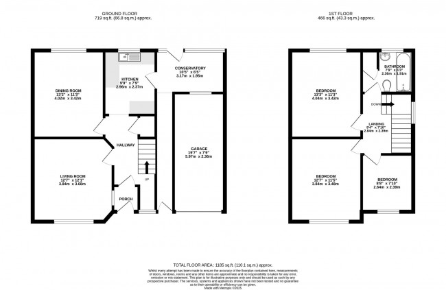 Floorplan for Acre Lane, Cheadle Hulme, sk8
