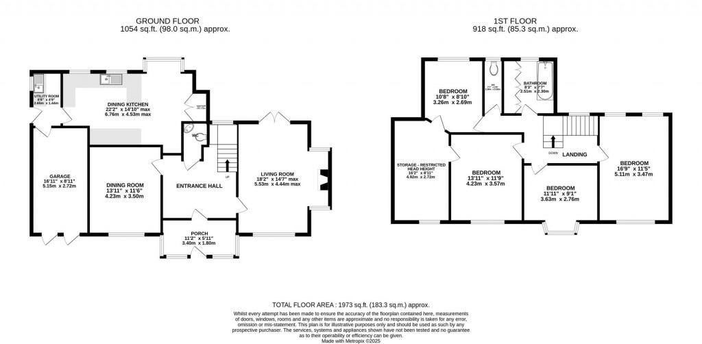Floorplans For Ladythorn Road, Bramhall, SK7
