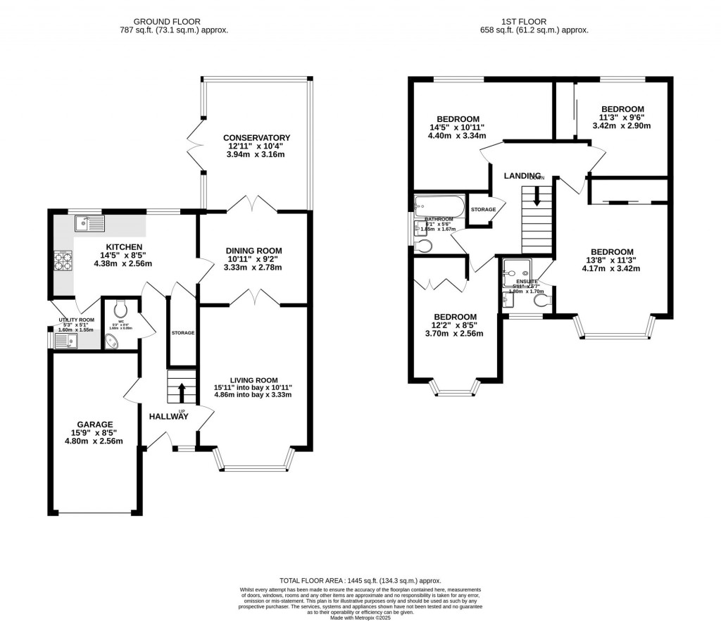 Floorplans For Glenville Close, Cheadle Hulme, SK8