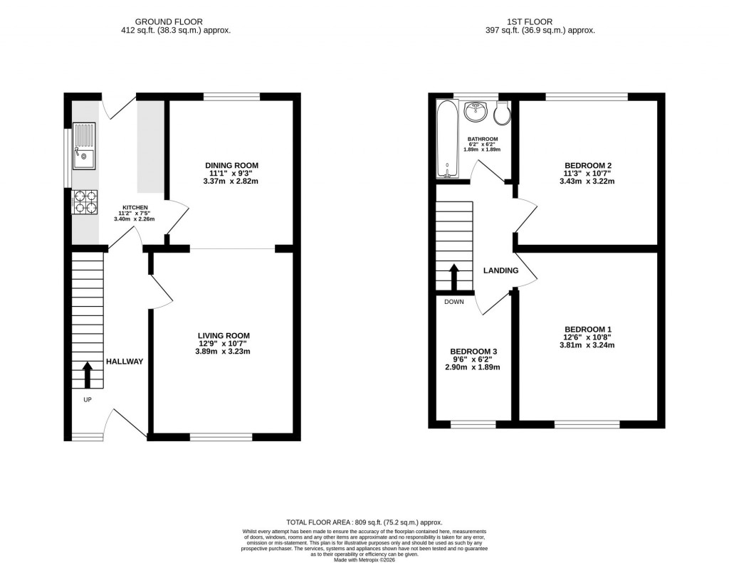 Floorplans For Duncombe Close, Bramhall, SK7