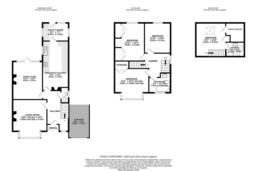 Floorplans For Oak Drive, Bramhall, SK7