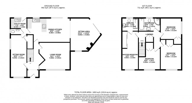 Floorplan for Carlton Avenue, Bramhall, sk7