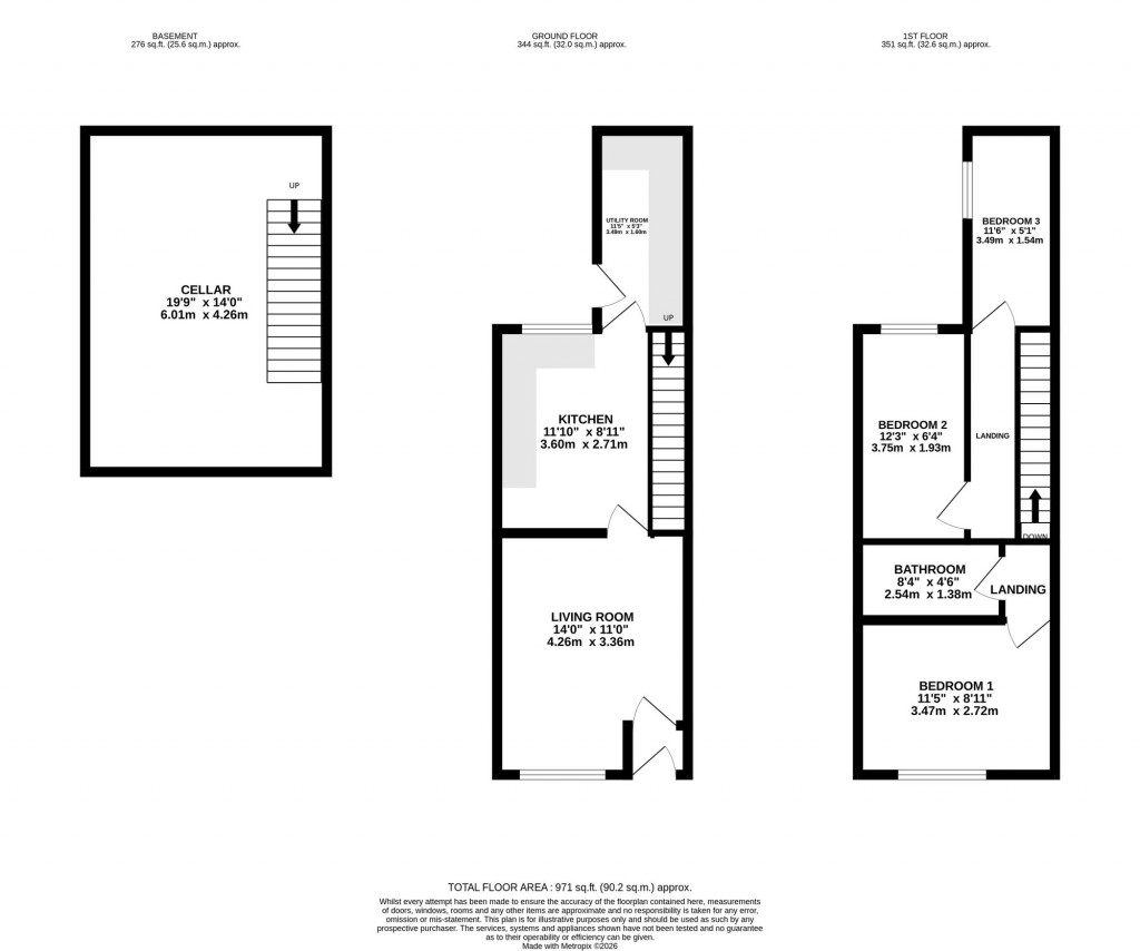 Floorplans For Winifred Road, Stockport, SK2