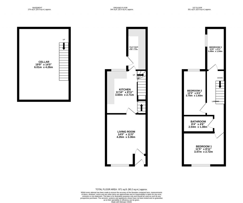 Floorplans For Winifred Road, Stockport, SK2