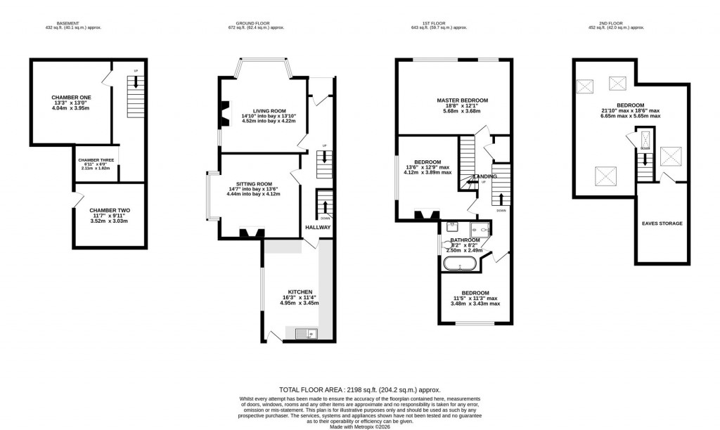 Floorplans For Moorland Road, Stockport, SK2