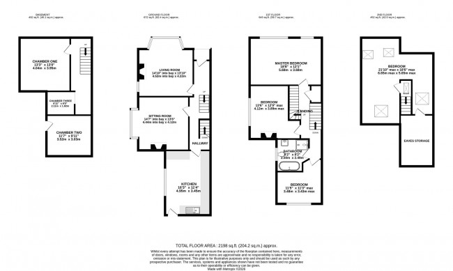 Floorplan for Moorland Road, Stockport, sk2