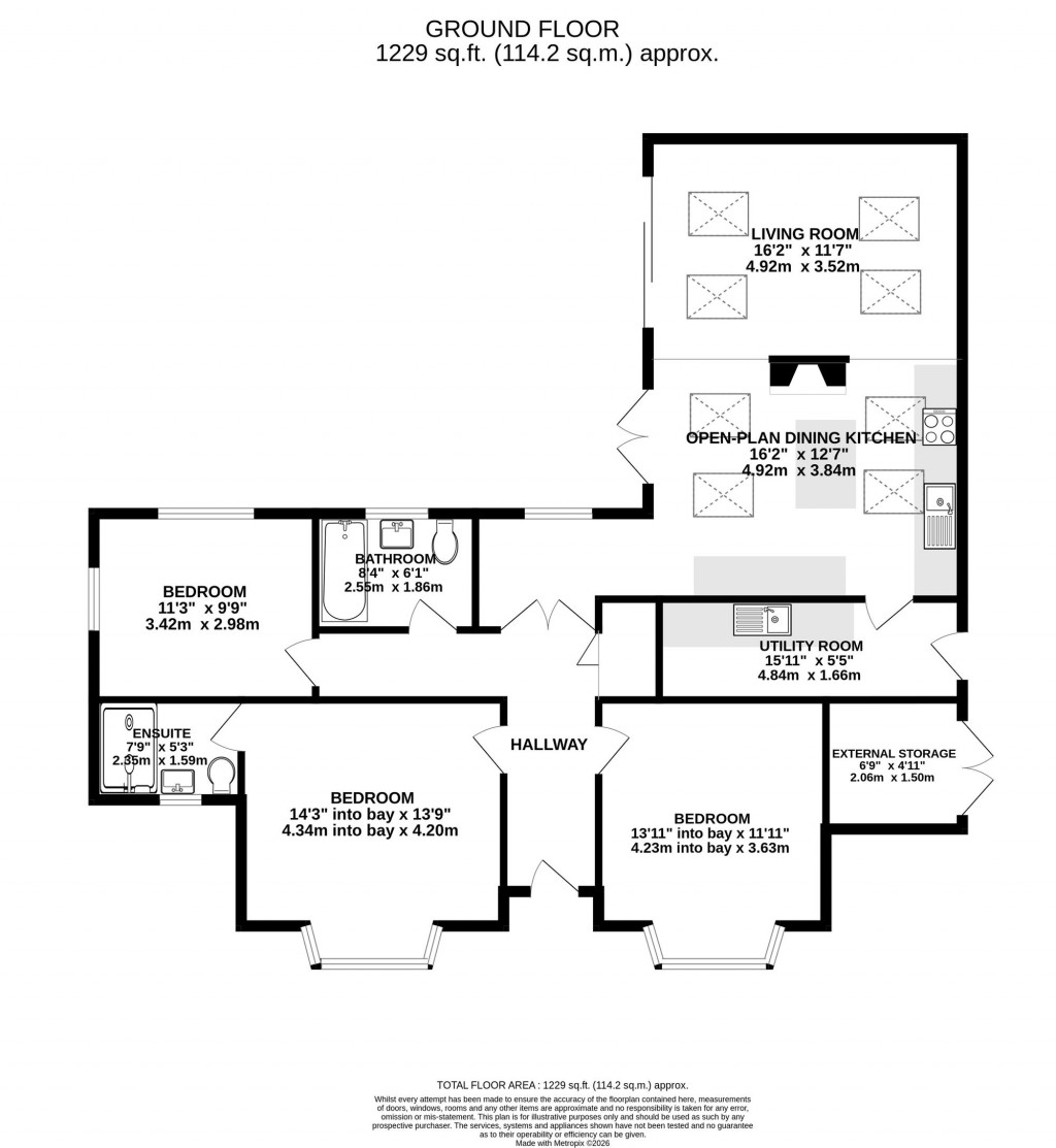 Floorplans For Park Avenue, Bramhall, SK7