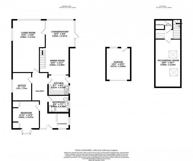 Floorplan for Bridle Road, Woodford, sk7