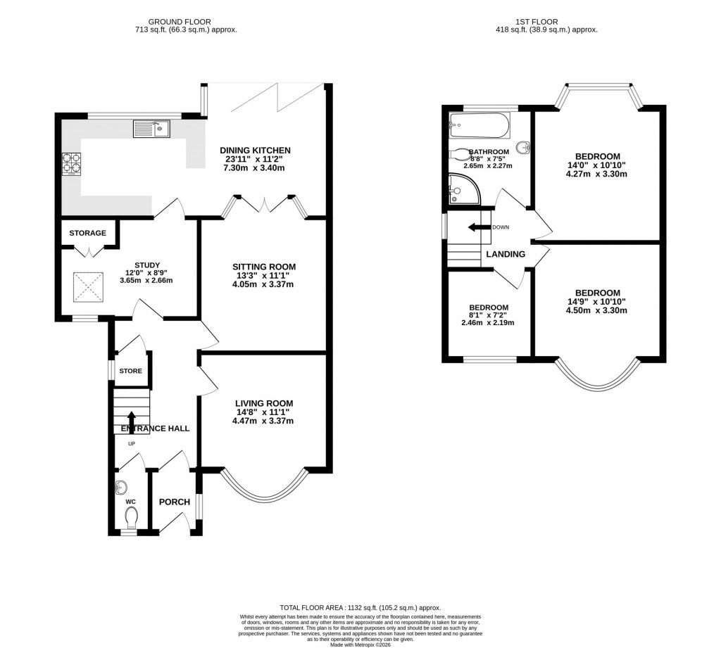Floorplans For Midland Road, Bramhall, SK7