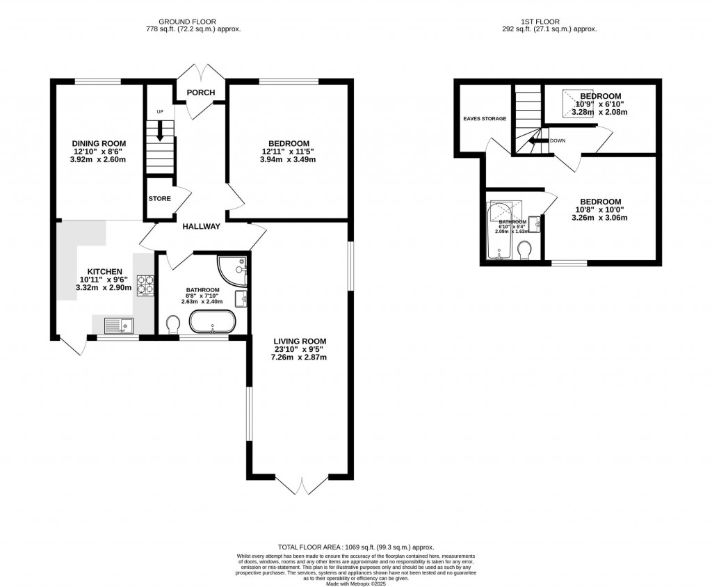 Floorplans For Airedale Close, Cheadle, SK8