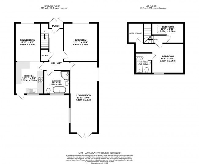 Floorplan for Airedale Close, Cheadle, sk8