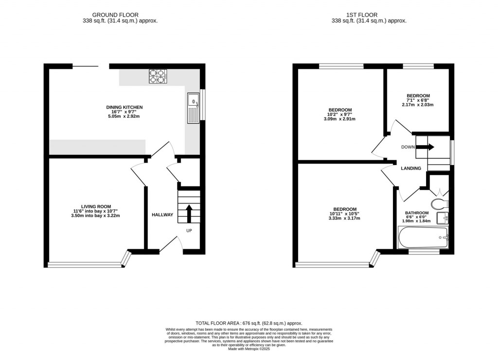 Floorplans For Rydal Avenue, Hazel Grove, SK7