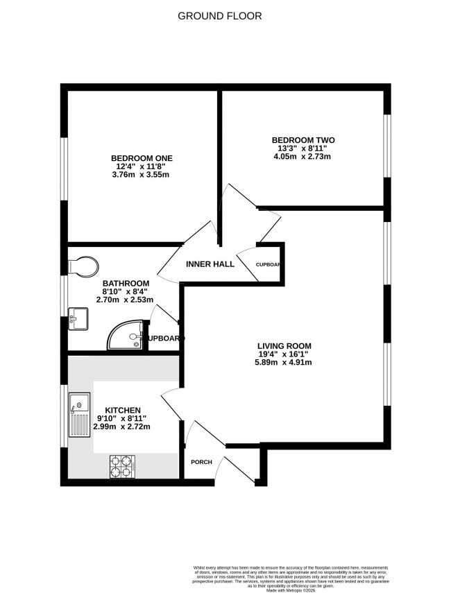 Floorplan for Damery Court, Bramhall, sk7
