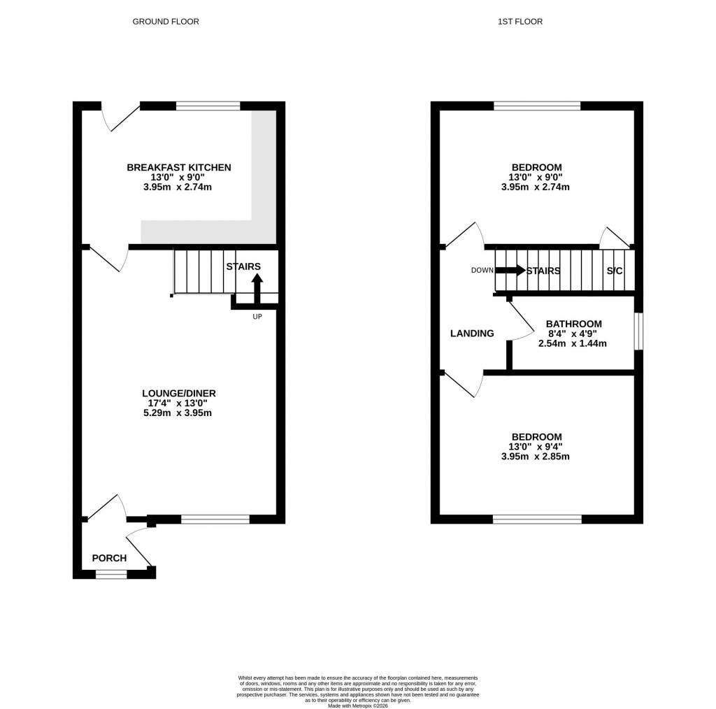 Floorplans For Ladywell Close, Hazel Grove, SK7