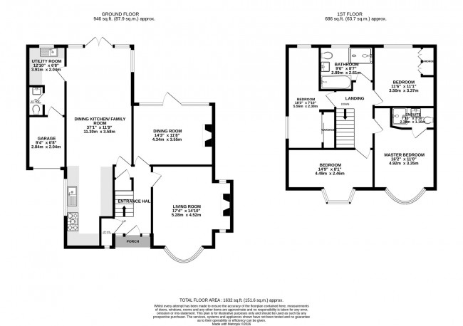 Floorplan for Oak Drive, Bramhall, sk7