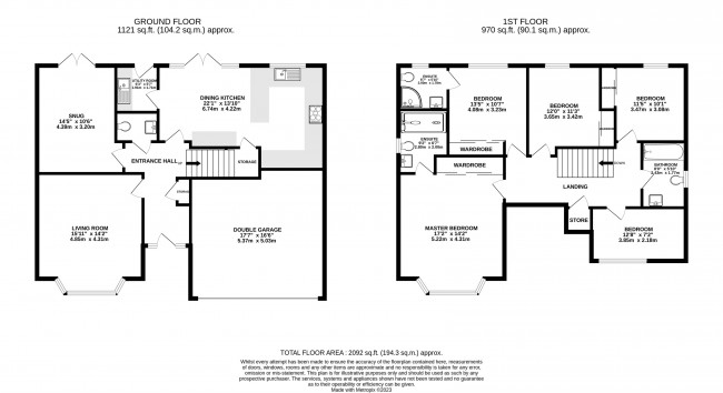 Floorplan for Nimrod Grove, Woodford, sk7