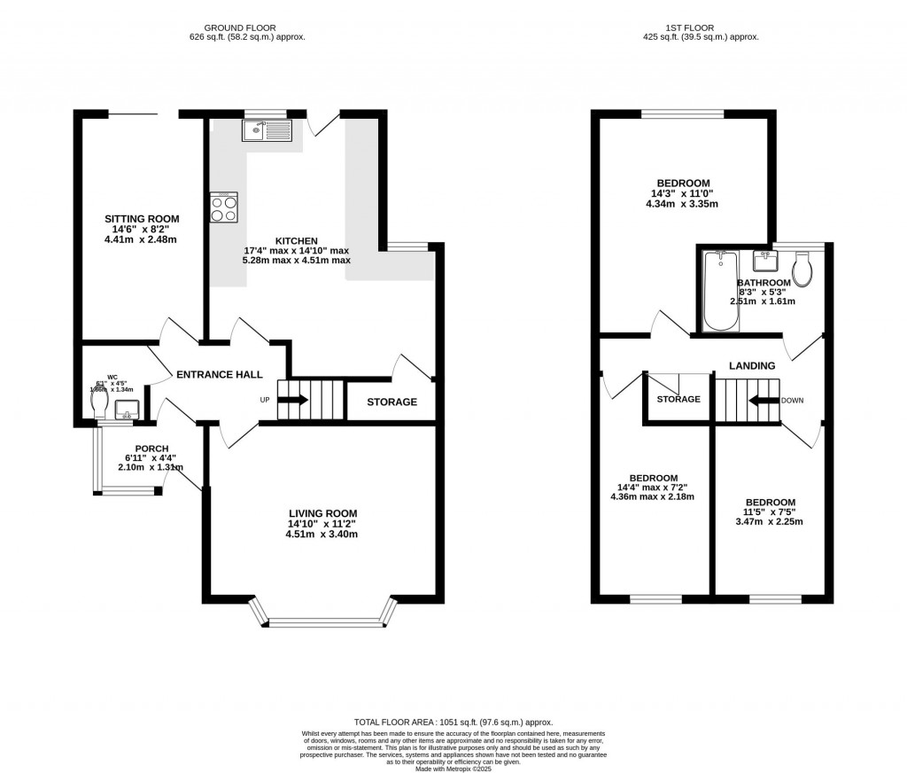 Floorplans For Reevey Avenue, Hazel Grove, SK7