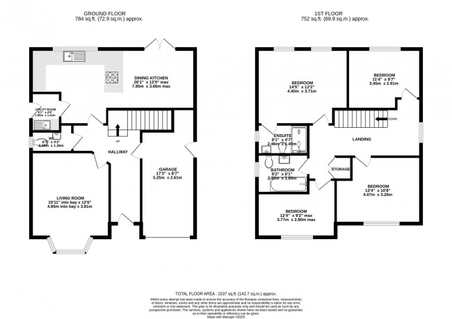 Floorplan for Hylton Drive, Cheadle Hulme, sk8