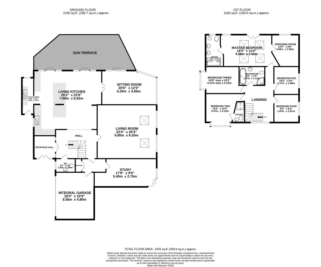 Floorplans For Poole Close, Bramhall, SK7