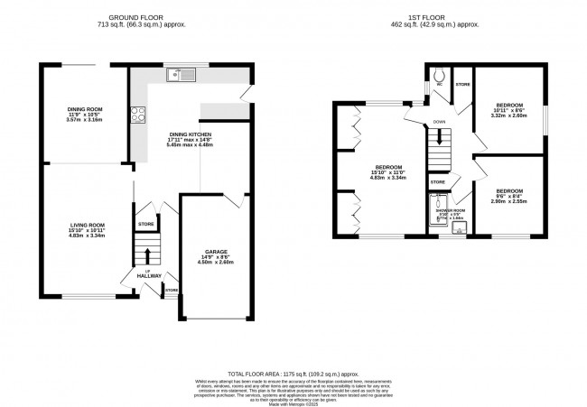 Floorplan for Meadway, Bramhall, sk7