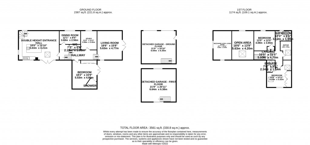 Floorplans For The Stables, Woodford
