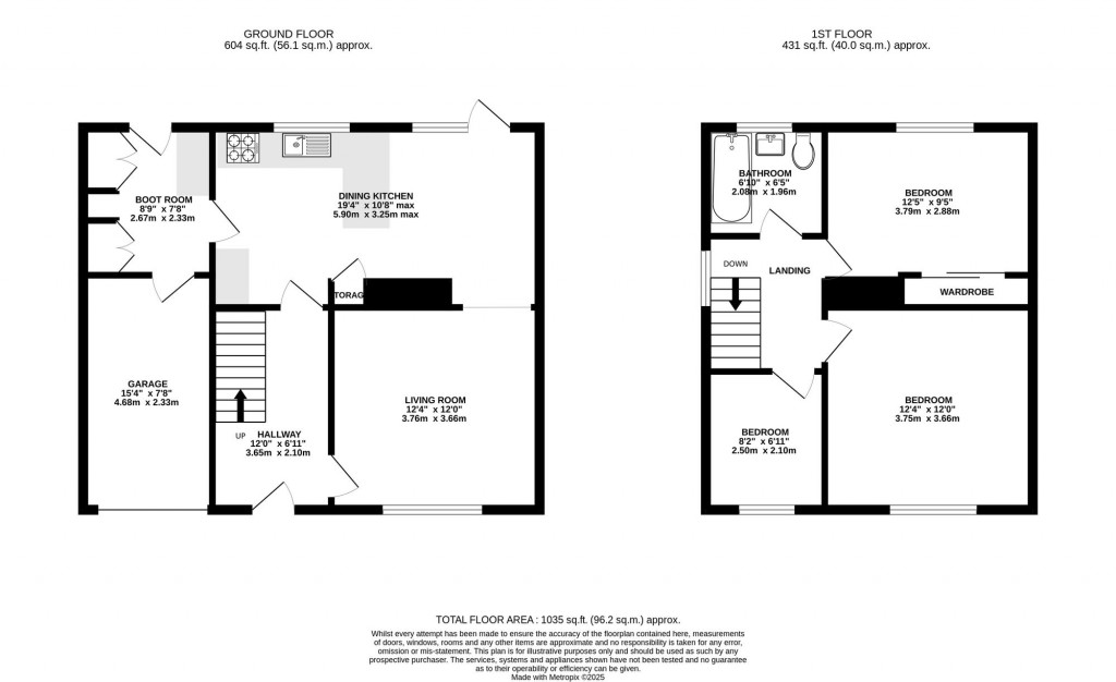 Floorplans For Rowan Drive, Cheadle Hulme, SK8