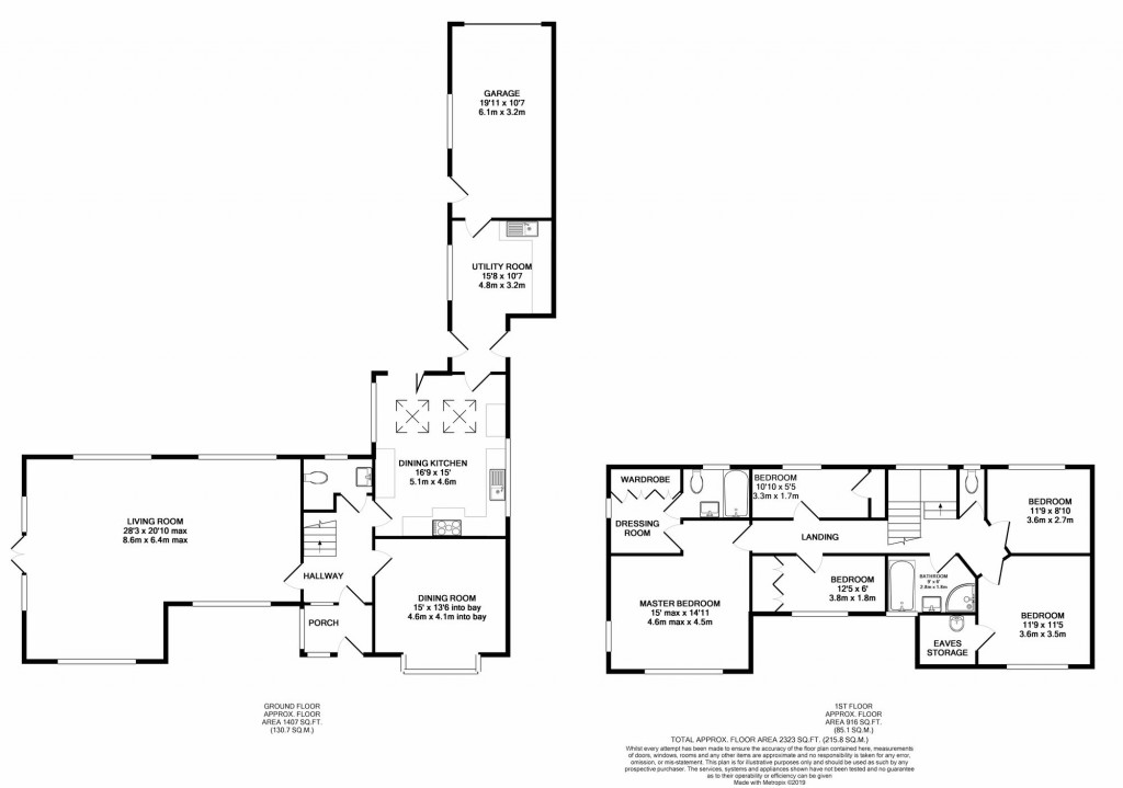 Floorplans For Carrwood Avenue, Bramhall, SK7