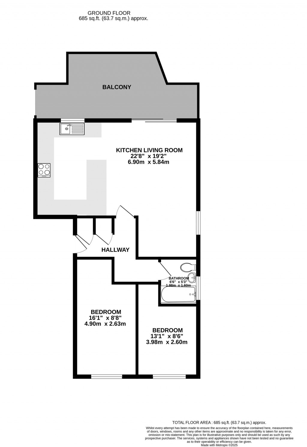 Floorplans For Ack Lane West, Cheadle Hulme, SK8