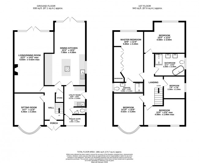 Floorplan for Bridge Lane, Bramhall, sk7