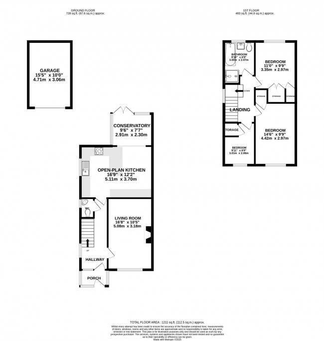 Floorplan for Bath Crescent, Cheadle Hulme, sk8
