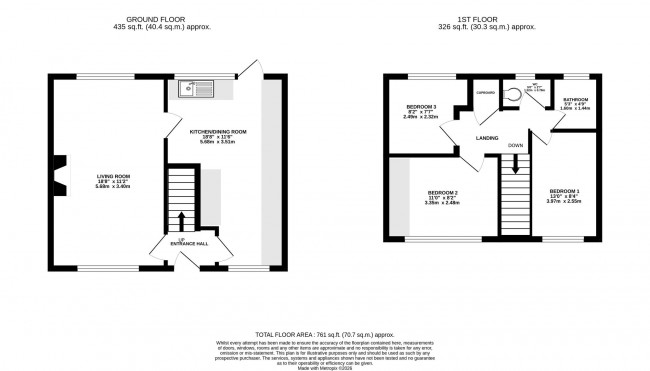 Floorplan for Rushton Drive, Bramhall, sk7