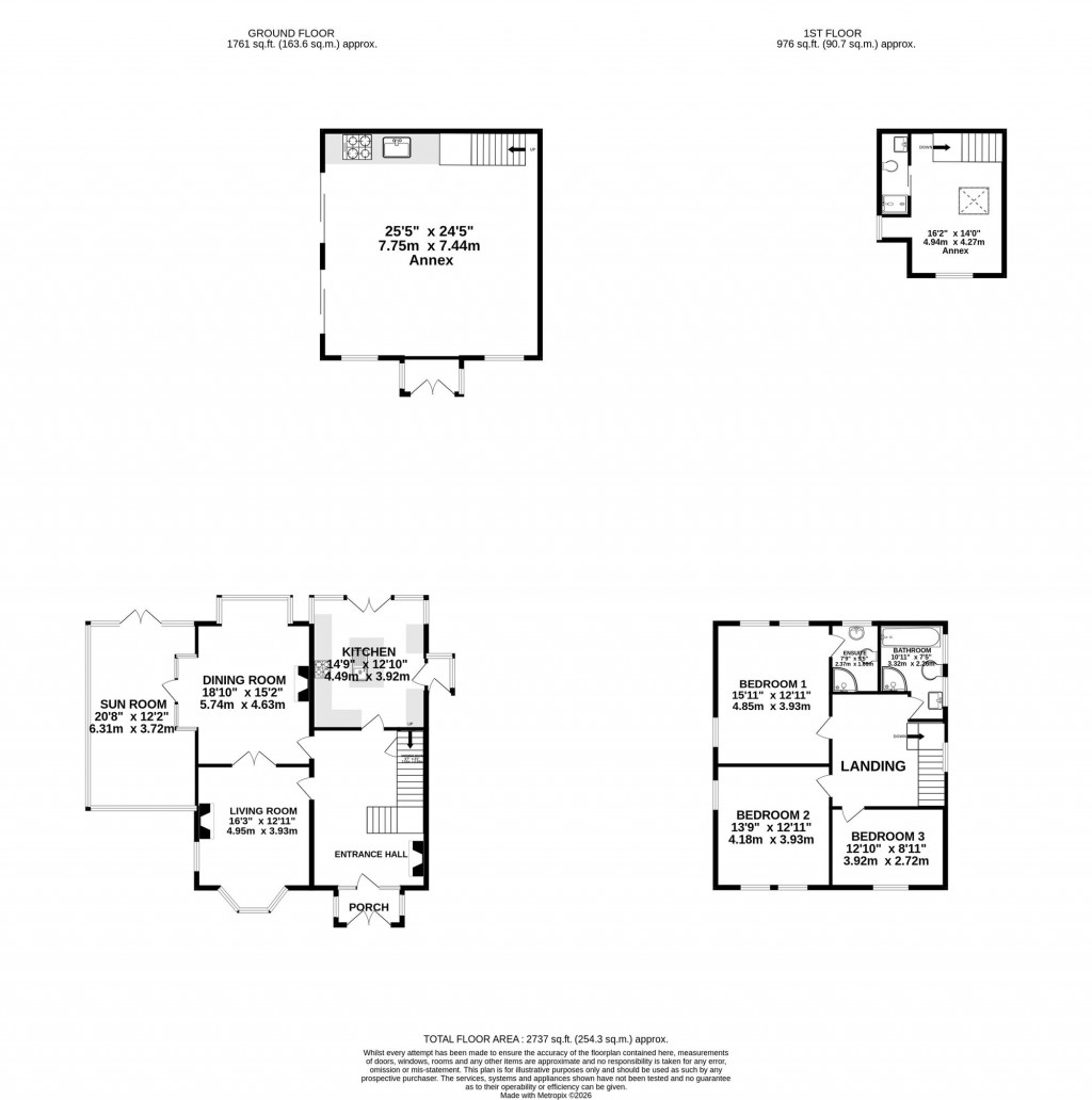 Floorplans For Bramhall Moor Lane, Hazel Grove, SK7