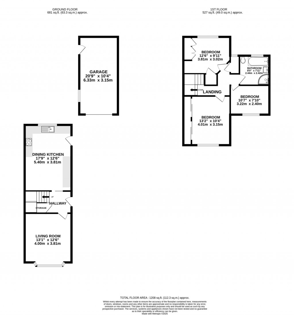 Floorplans For Lausanne Road, Bramhall, SK7