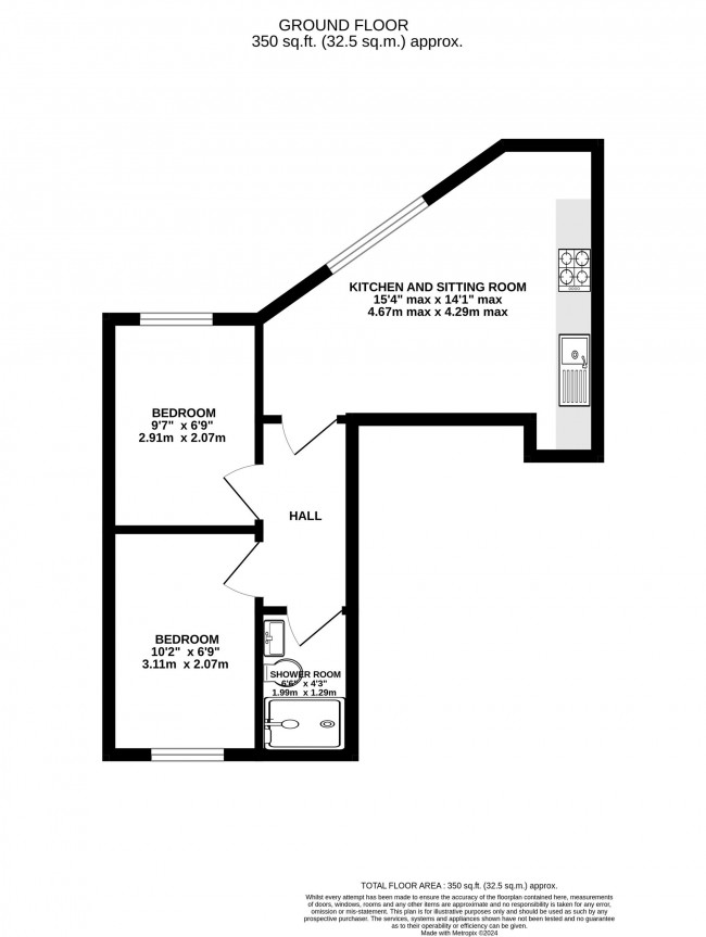 Floorplan for Stockport Road, 142a, sk8