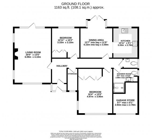 Floorplan for Larchway, Bramhall, sk7
