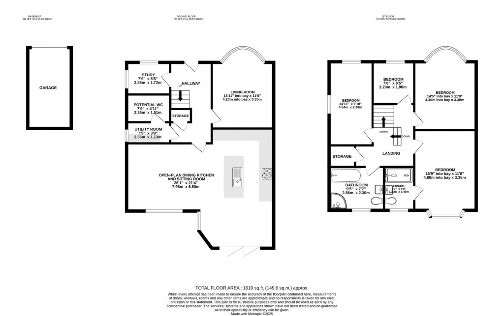 Floorplans For Headlands Road, Bramhall, SK7