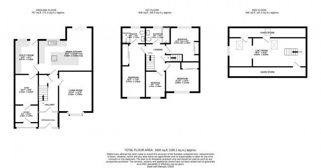 Floorplan for Bowen Close, Bramhall, sk7