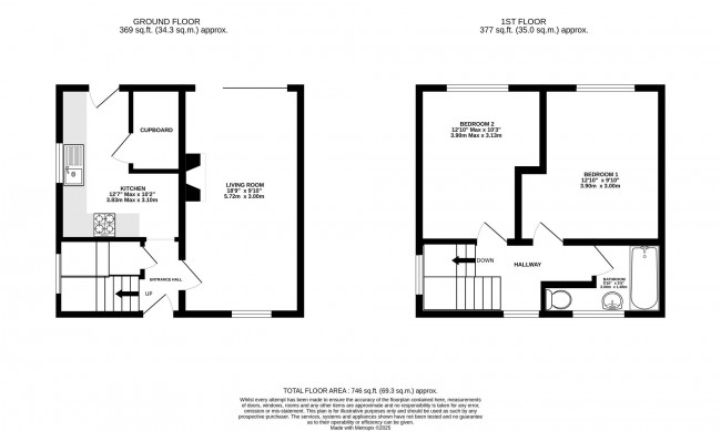 Floorplan for North Park Road, Bramhall, sk7