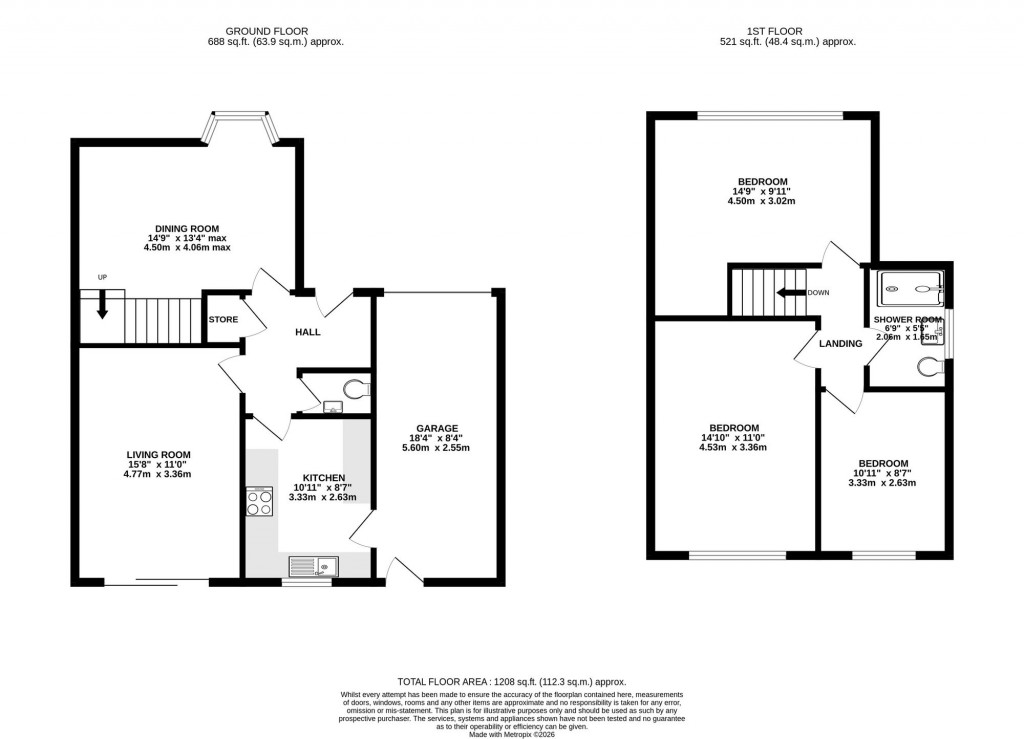 Floorplans For Coleport Close, Cheadle Hulme, SK8