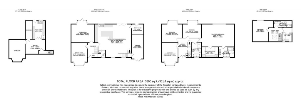 Floorplans For Bramhall Lane South, Bramhall, SK7